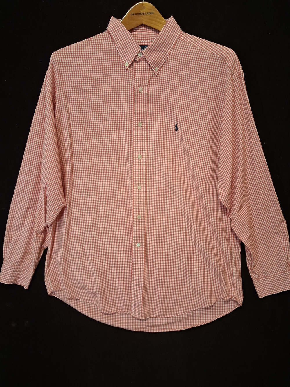 Polo by Ralph Lauren Men’s Red Check Button-Down Shirt